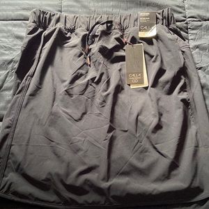 Calia black athletic skirt with pockets
